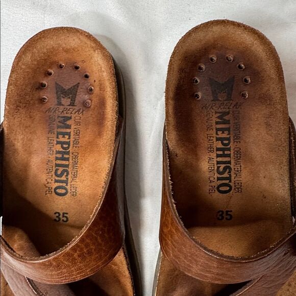 Mephisto Helen Sandals In Desert Buffalo. Size 35 (5). - Picture 5 of 10